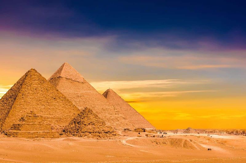The Pyramids of Giza, Egypt