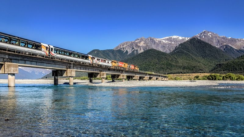 The TranzAlpine, New Zealand