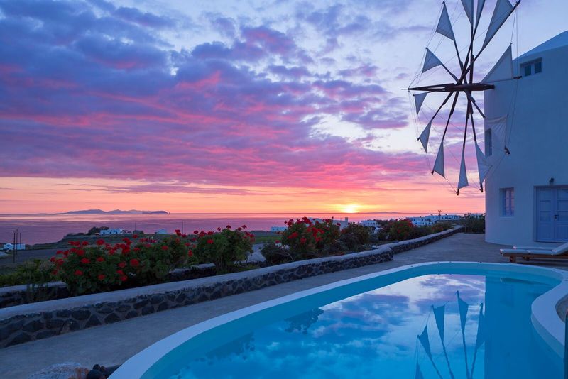 The Windmill Retreat in Santorini, Greece