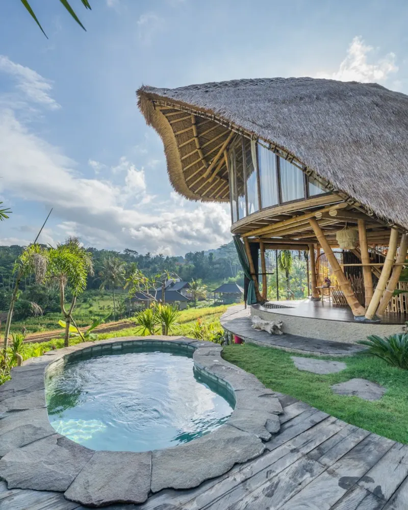 The Bamboo Bungalow in Bali, Indonesia