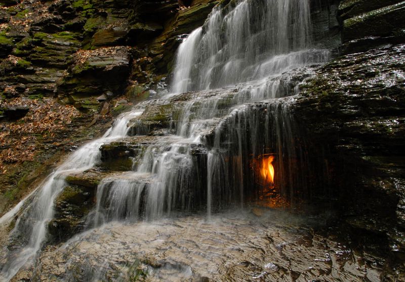 Eternal Flame Falls – New York, USA