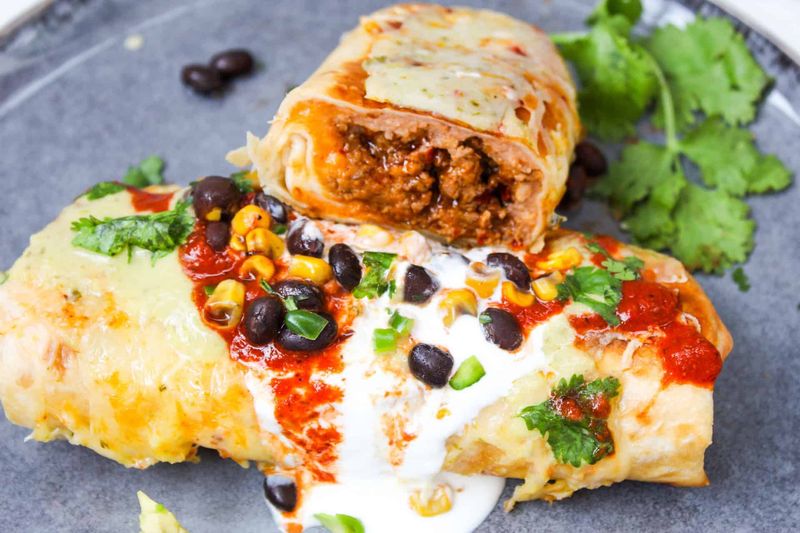 Greasy Chimichangas