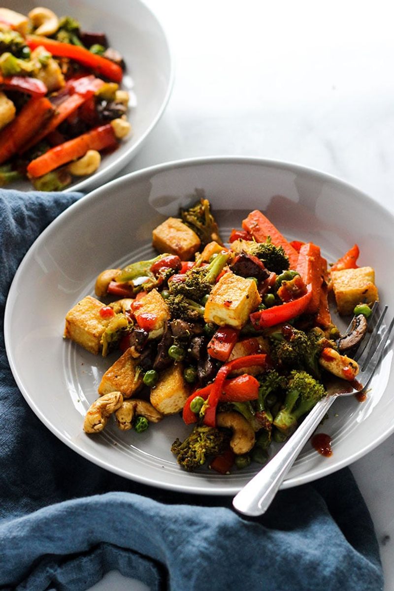 Frozen Tofu Stir-Fry