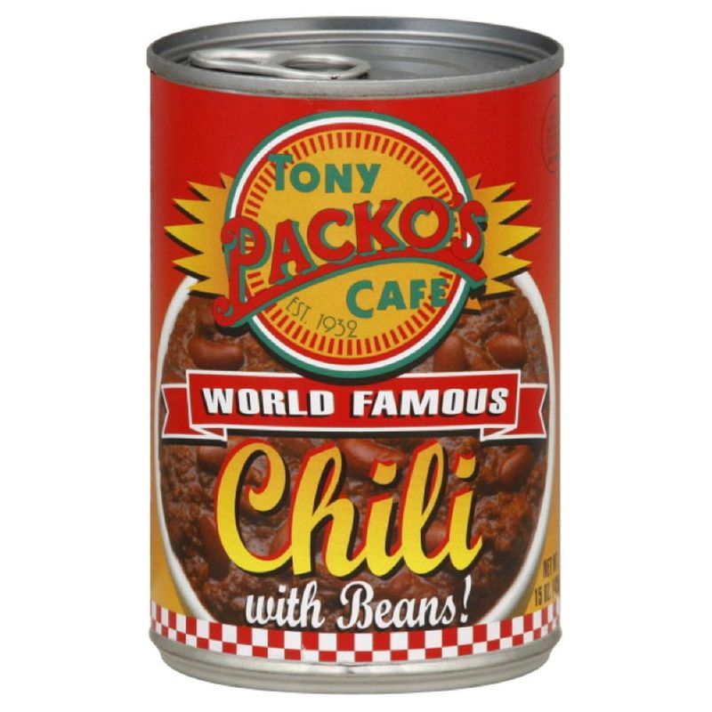 Tony Packo's Café Chili with Beans - The Ultimate Road Trip Champion