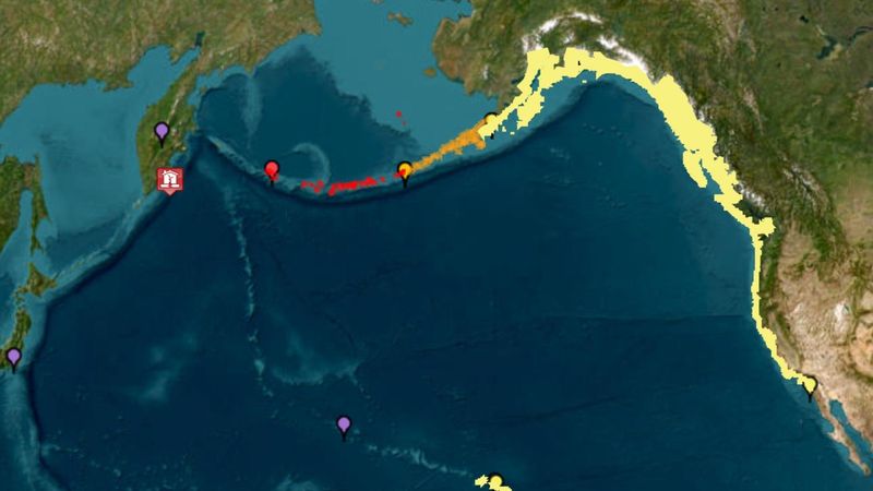 Alaska and Japan Also Affected