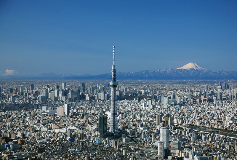 Taking in the Views from Tokyo Skytree
