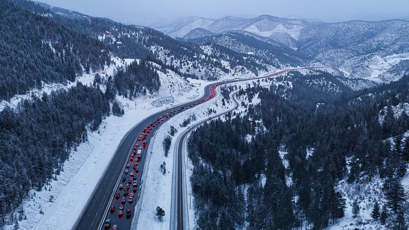 I-70 through the Rocky Mountains, Colorado