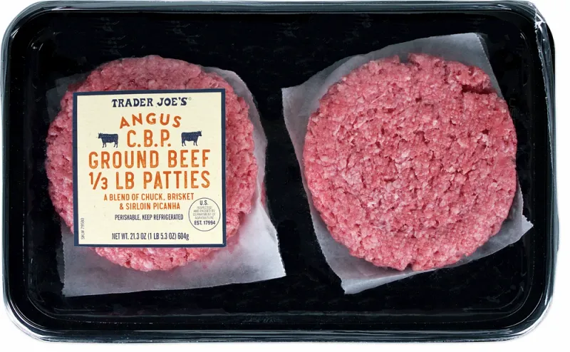 Trader Joe’s Angus Chuck, Brisket & Sirloin Beef Patties