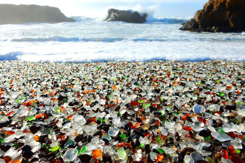 The Glass Beach, California