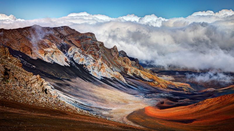 Haleakalā Crater, Hawaii, USA