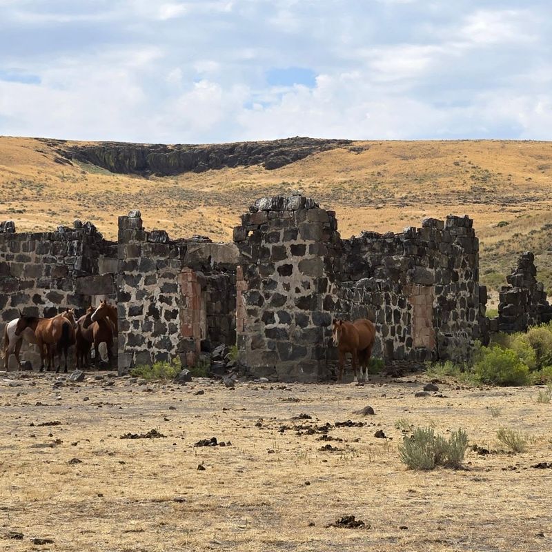 Impressive Lava Rock Architecture Still Standing