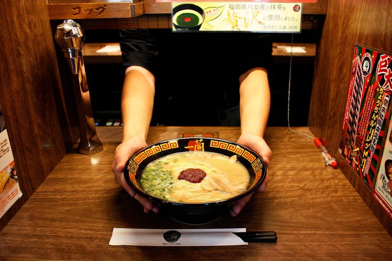 Tasting Ramen at Ichiran