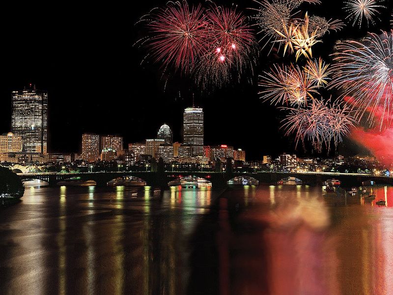 Boston's Charles River Symphony of Light and Sound