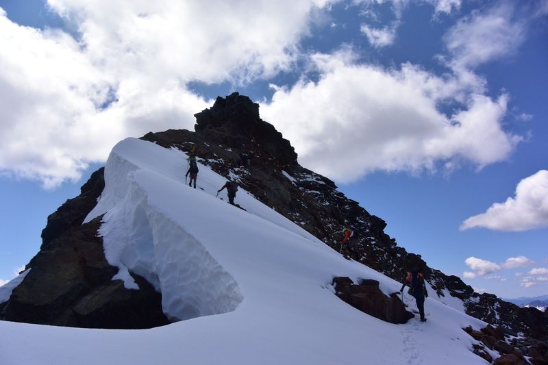 Sahale Glacier’s Blue Ice