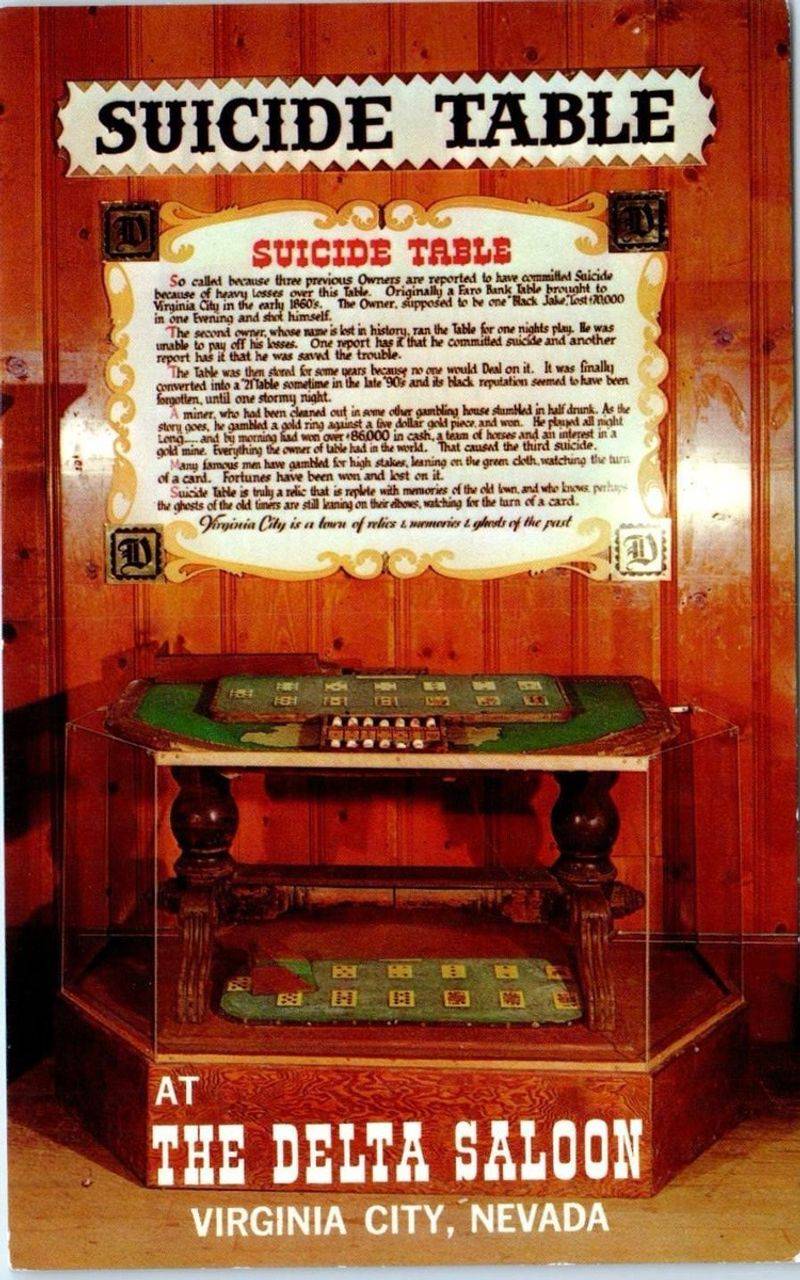 Red Dog Saloon's “Suicide Table”