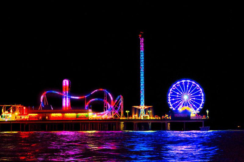 Stargazing at Galveston's Historic Pleasure Pier