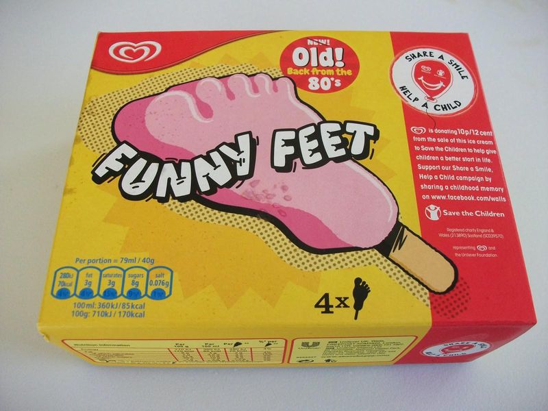 Funny Feet Popsicle