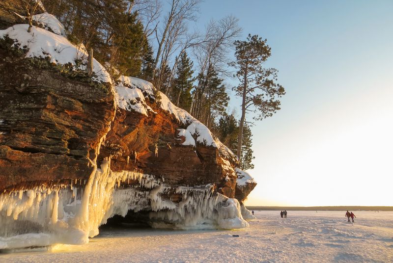 Wisconsin: Apostle Islands’ Ice Caves