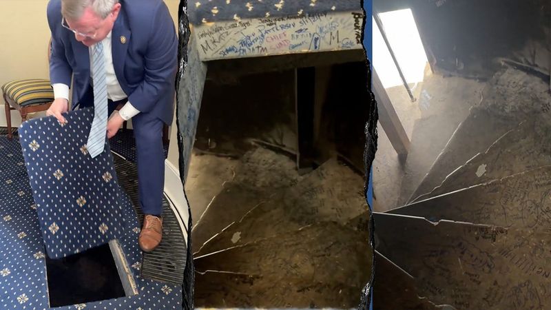 U.S. Capitol — Tunnel beneath the Lincoln Room