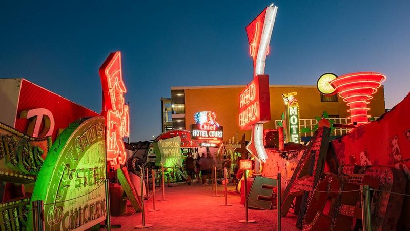Wander the Neon Museum at Night