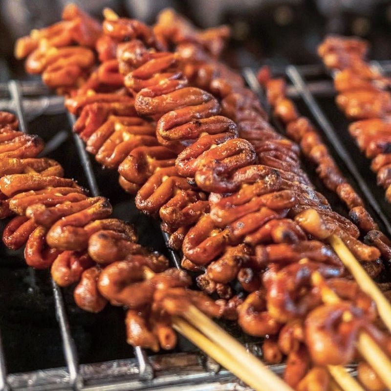 Isaw (Grilled Chicken or Pork Intestines)