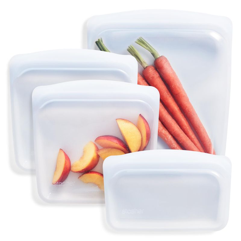 Silicone Sandwich Bags (e.g., Stasher)