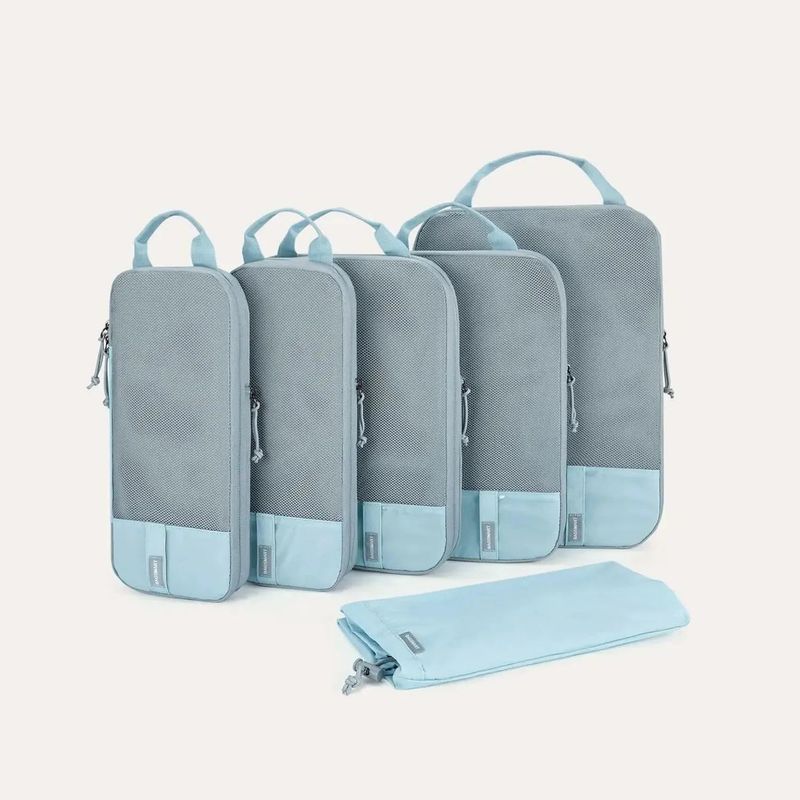 BAGSSMART Compression Packing Cubes (6-Piece Set)