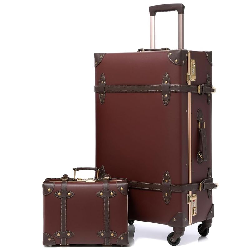 Classic Leather Travel Trunks
