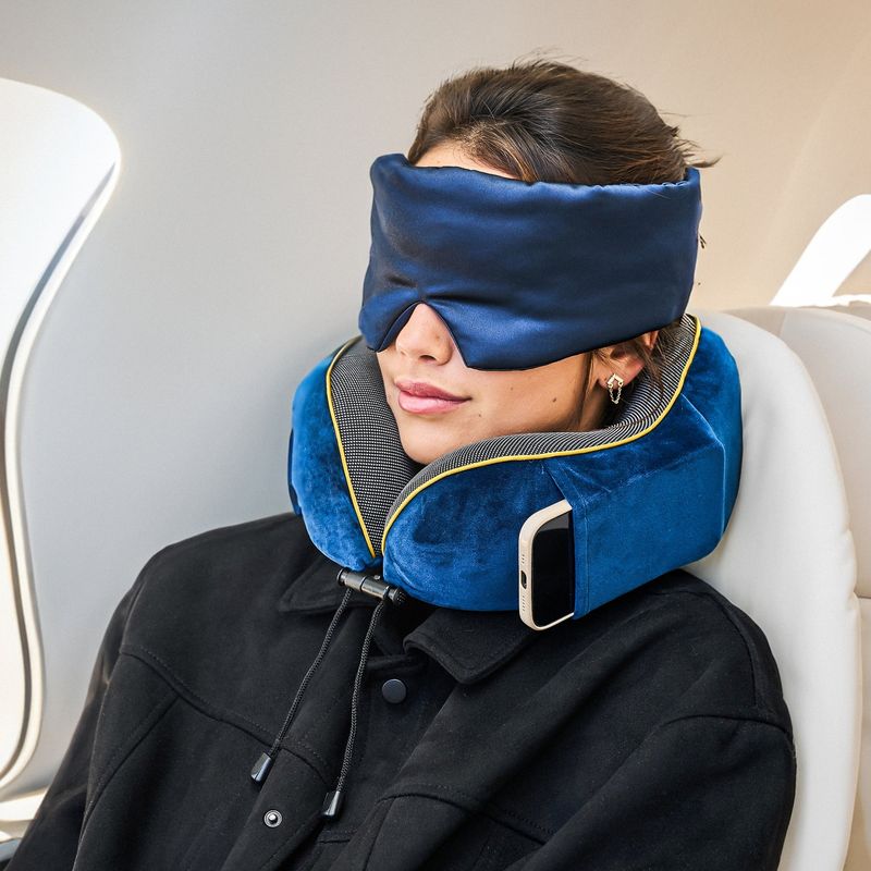 Sleep Kit: Eye Mask + Travel Pillow