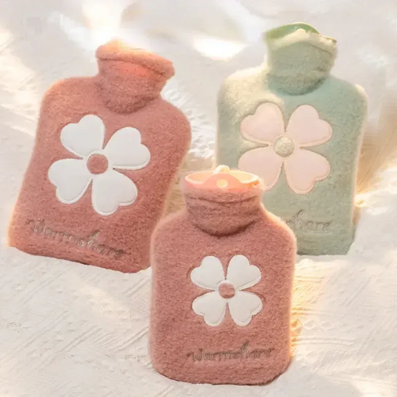 Compact Adhesive Hot Water Bottle (Fluffy Mini Bag)