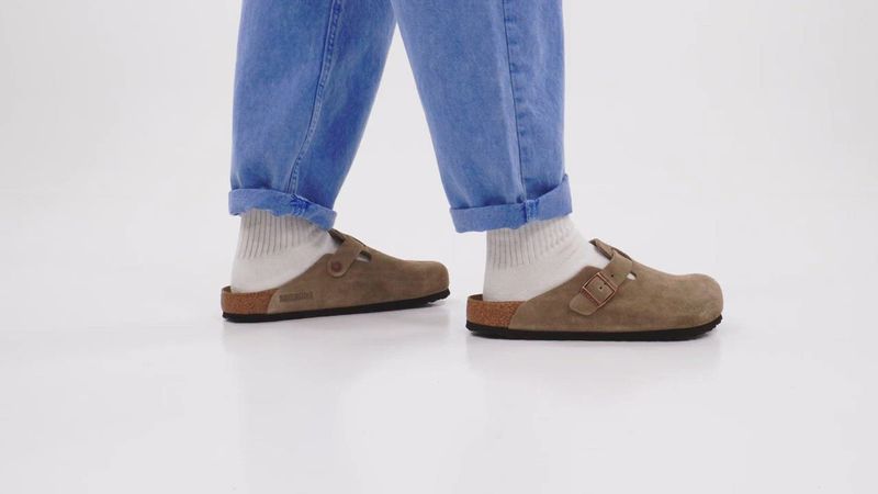 Birkenstock Boston (Soft Footbed optional) — slide-on support