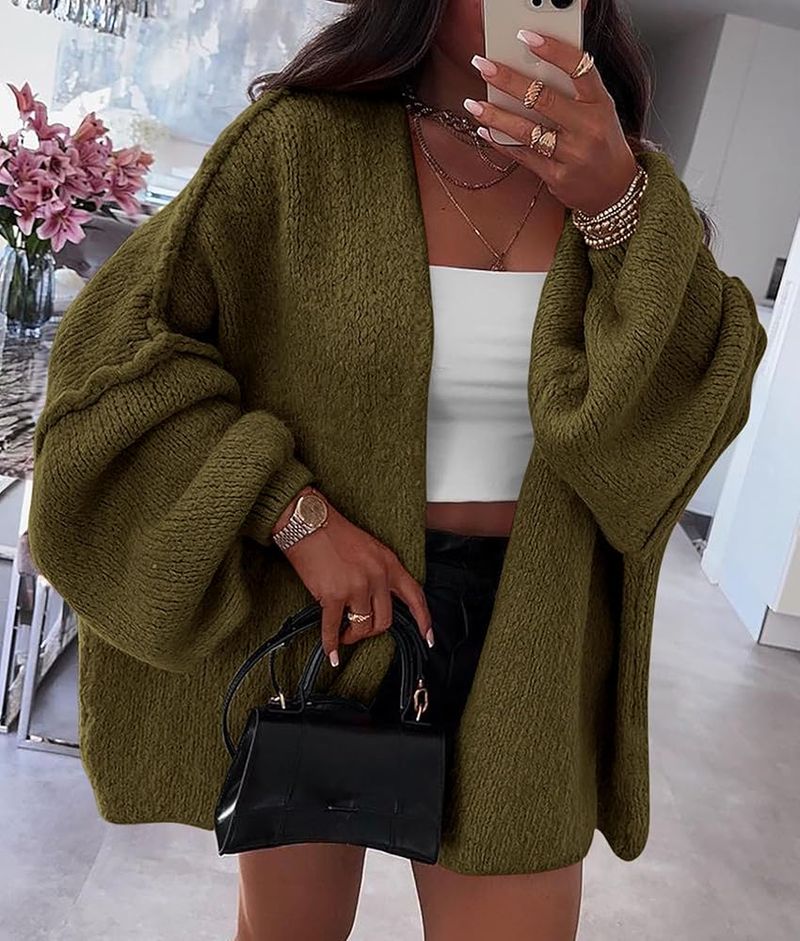 Prettygarden Chunky Knit Cardigan