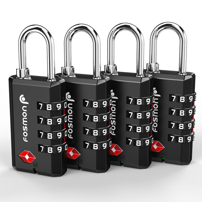 Fosmon TSA Approved 4‑Digit Luggage Lock