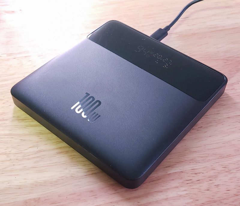 Baseus Blade 100W 20,000mAh — Slim, Bag-Friendly Laptop Charger
