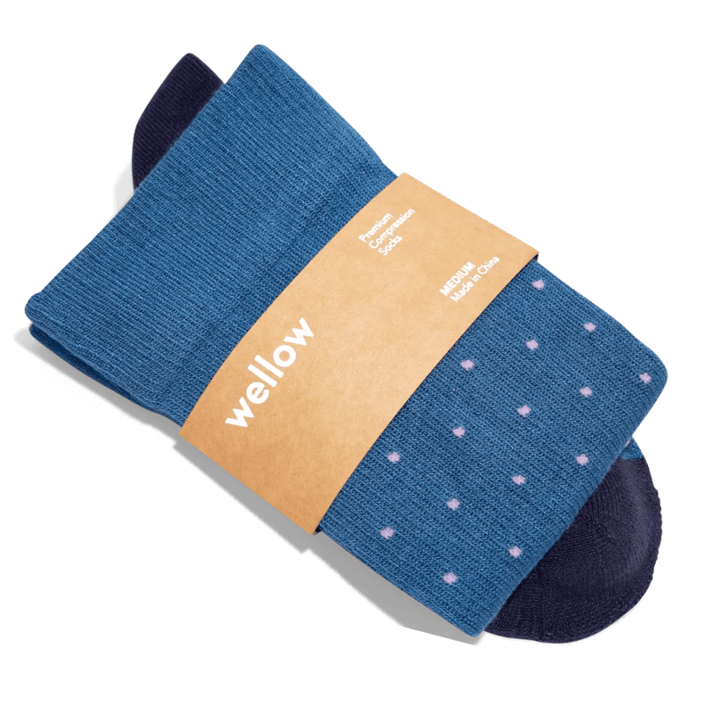 Wellow Compression Socks in Vibrant Designs