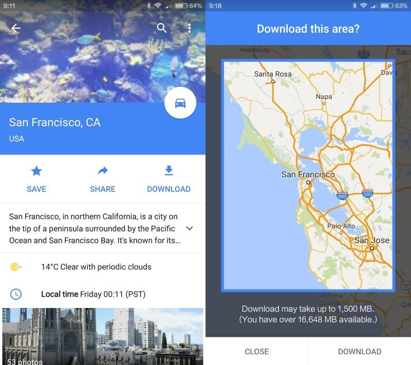 Google Maps (iOS/Android) — Best general backup with offline + terrain