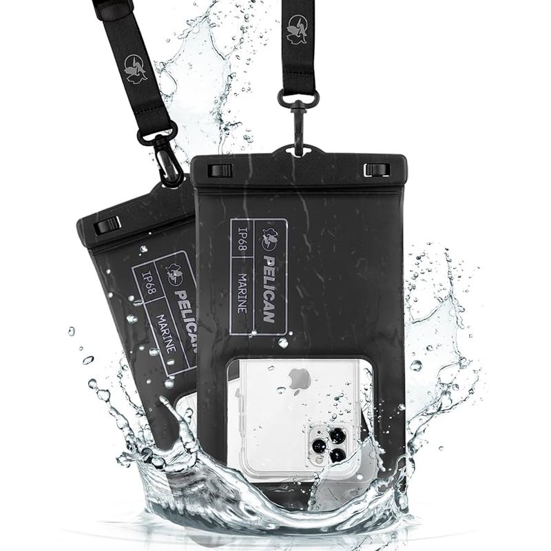 Pelican Marine Waterproof Pouches (XL/Variants) — Wide-phone support