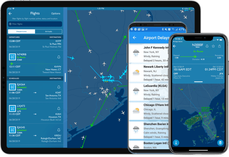 Use Real-Time Flight Apps