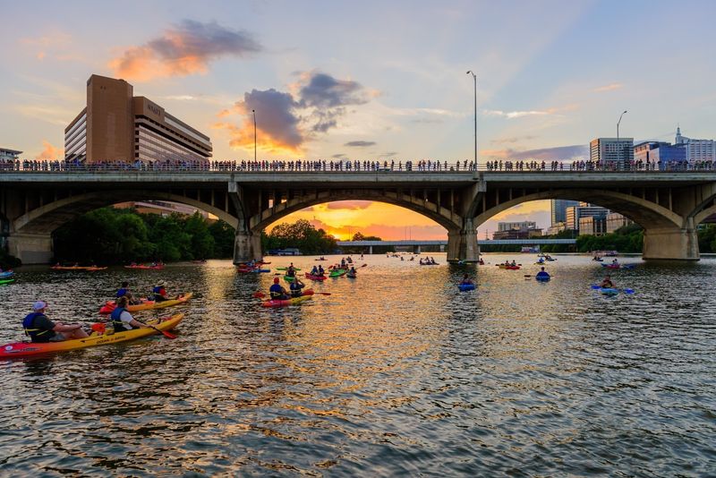 Paddle Lady Bird Lake (and look for bats at sunset)