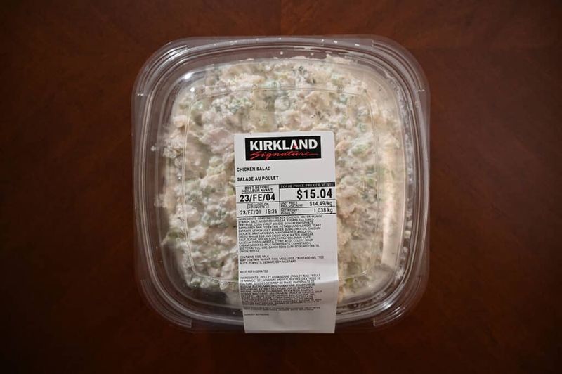 Ready-made rotisserie chicken salad