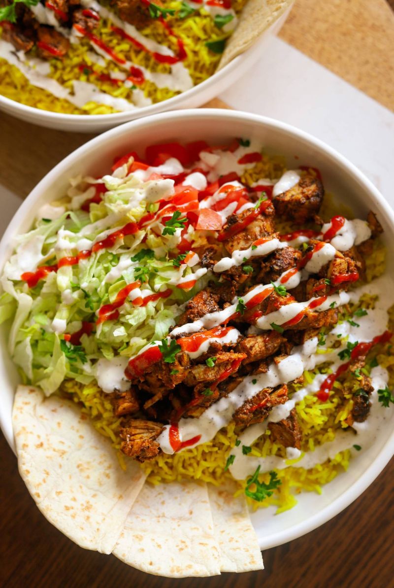 Chicken Over Rice (Halal Cart Style)