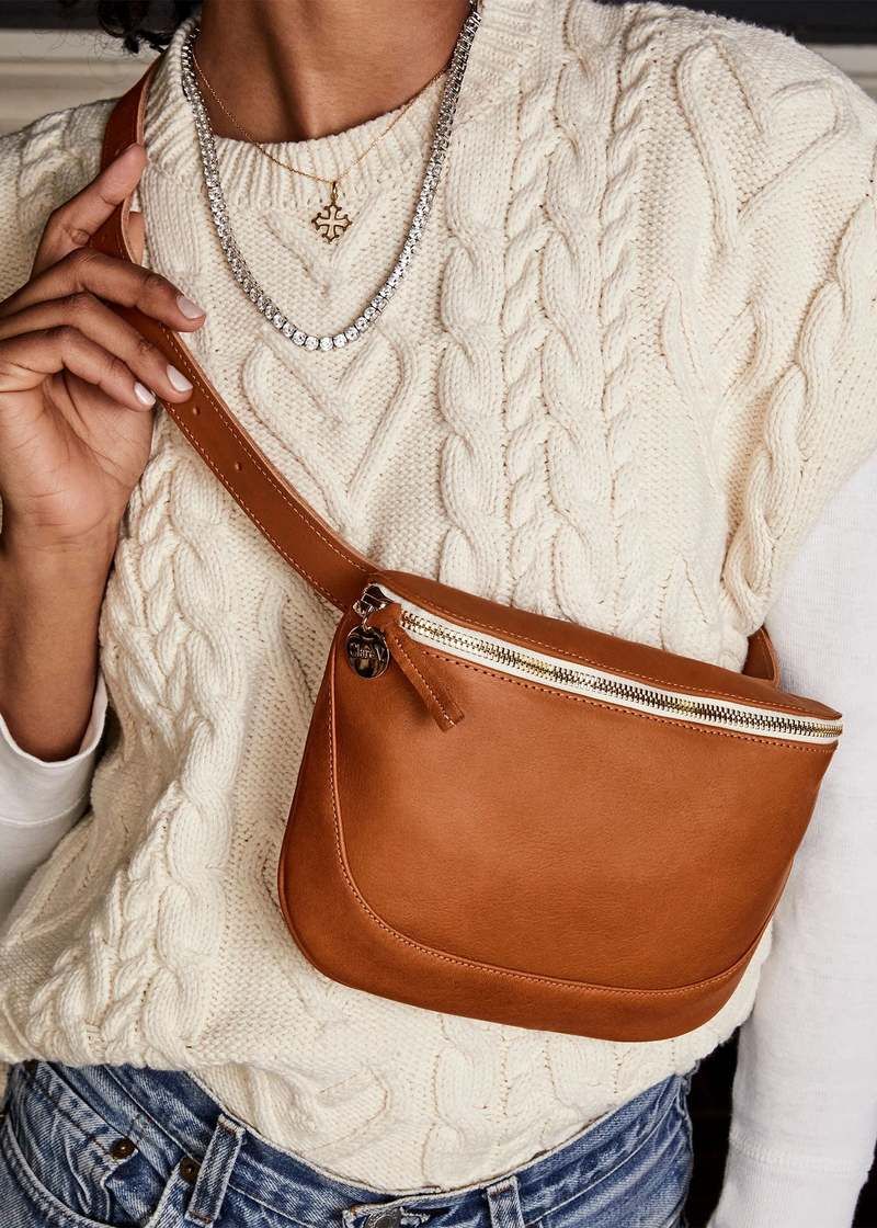Clare V. Leather Belt Bag