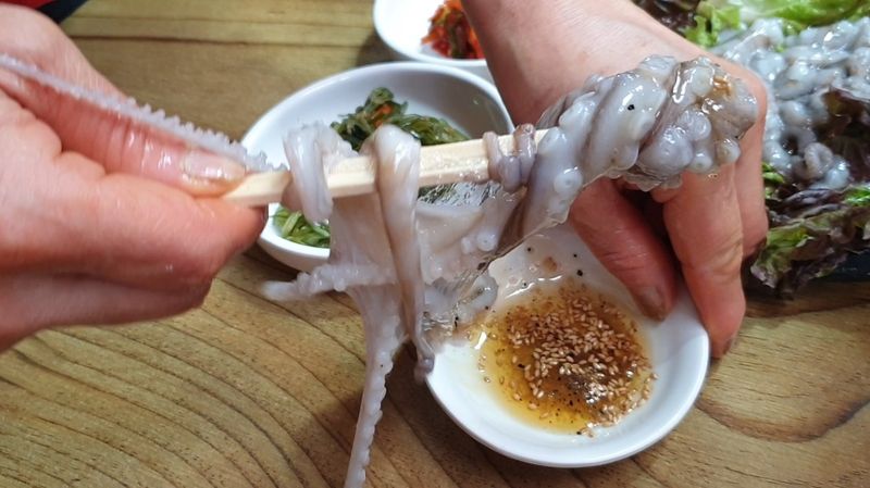 San-nakji (Live Octopus)