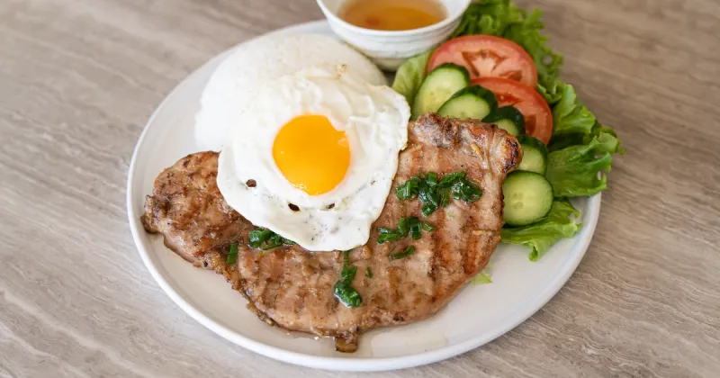 Com Tam (Broken Rice with Grilled Pork)