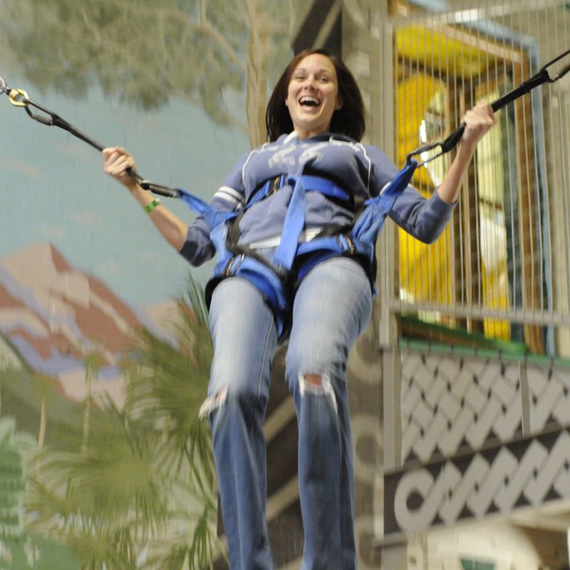 Trampoline Thing: Bungee-Assisted Acrobatics