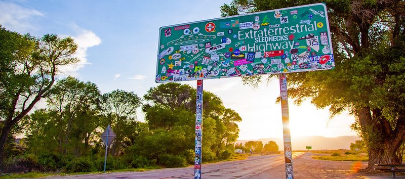 Extraterrestrial Highway Sign