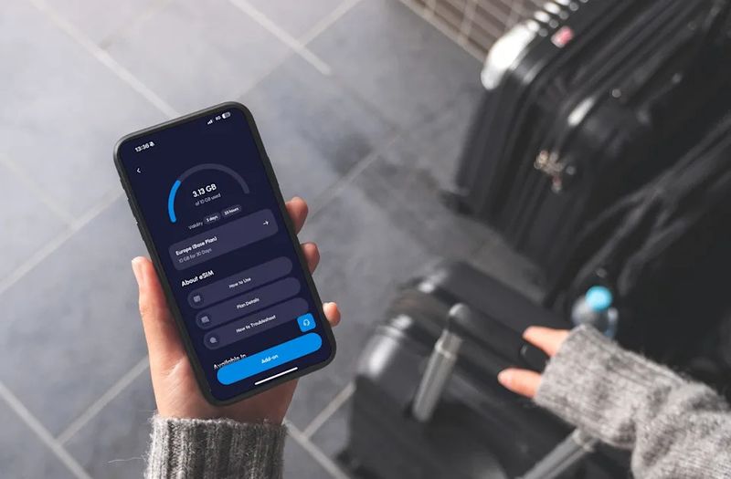 eSIM-ready phone or prepaid eSIM for data