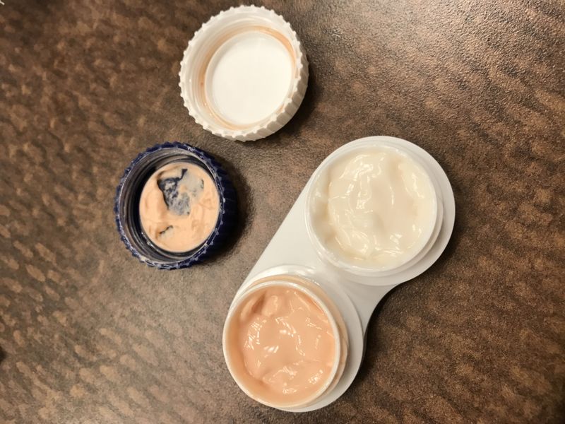 Use Contact Lens Cases for Small Liquids