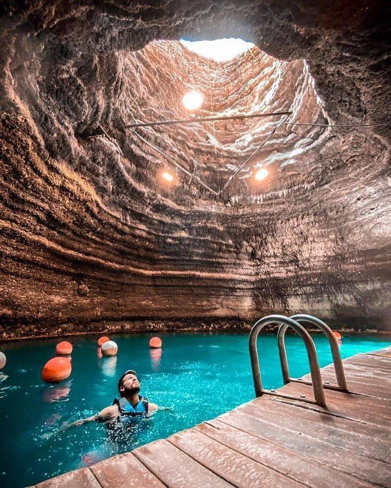 The Homestead Crater - Utah's Underground Geothermal Wonder