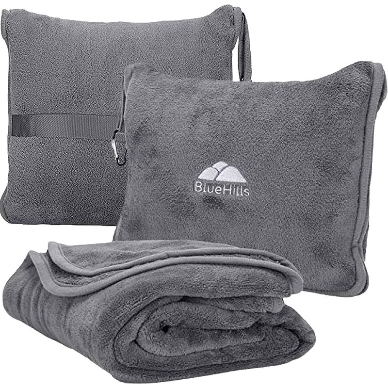 BlueHills Travel Blanket & Pillow